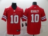 Buffalo Bills #10 Cole Beasley Red Color Rush Limited Jersey
