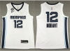 Memphis Grizzlies #12 Ja Morant 2022-23 White Swingman Jersey