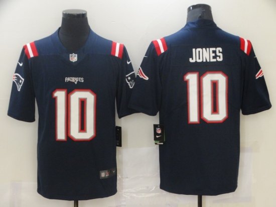 New England Patriots #10 Mac Jones Navy Vapor Limited Jersey ...