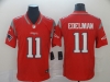 New England Patriots #11 Julian Edelman Red Inverted Legend Vapor Limited Jersey