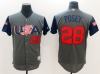 USA #28 Buster Posey Gray 2017 World MLB Classic Jersey