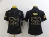 Women's Chicago Bears #52 Khalil Mack 2020 Black Salute To Service Limited Jersey