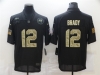 Tampa Bay Buccaneers #12 Tom Brady 2020 Black Camo Salute To Service Limited Jersey