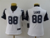 Women's Dallas Cowboys #88 CeeDee Lamb White Color Rush Limited Jersey