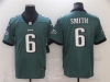 Youth Philadelphia Eagles #6 DeVonta Smith Green Vapor Limited Jersey