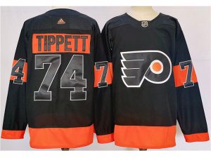 Philadelphia Flyers #74 Owen Tippett Black Alternate Jersey