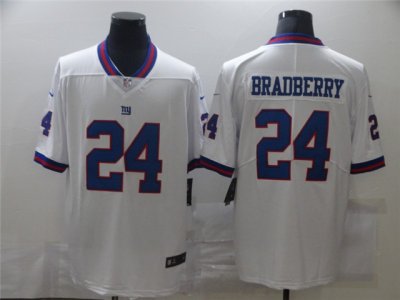 New York Giants #24 James Bradberry White Color Rush Limited Jersey