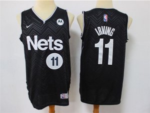 Brooklyn Nets #11 Kyrie Irving 2020-21 Black Earned Edition Swingman Jersey