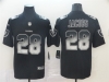 Las Vegas Raiders #28 Josh Jacobs Black Arch Smoke Limited Jersey