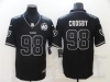 Las Vegas Raiders #98 Maxx Crosby 60th Anniversary Black Shadow Limited Jersey