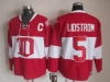 Detroit Red Wings #5 Nicklas Lidstrom CCM Vintage Red Jersey