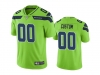 Seattle Seahawks #00 Alternate Green Vapor Limited Custom Jersey