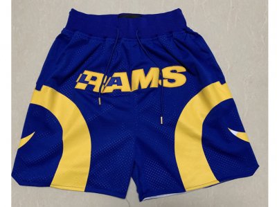 Los Angeles Rams Just Don LA Rams Royal Football Shorts
