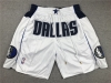 Dallas Mavericks Dallas White Basketball Shorts