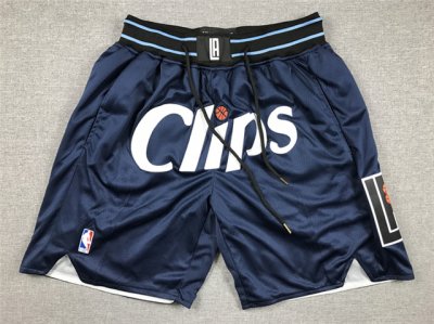 Los Angeles Clippers Clips Navy City Edition Basketball Shorts