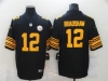 Pittsburgh Steelers #12 Terry Bradshaw Color Rush Black Limited Jersey
