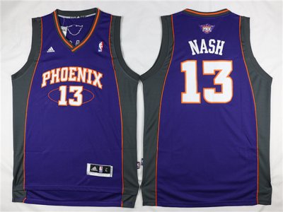 Phoenix Suns #13 Steve Nash Purple Swingman Jersey