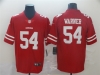 San Francisco 49ers #54 Fred Warner Red Vapor Limited Jersey