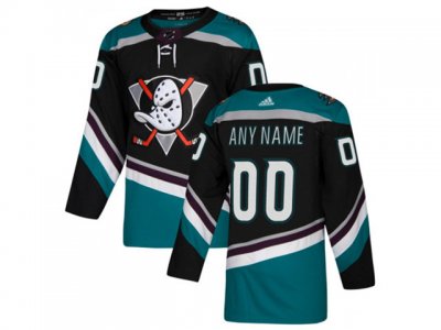 Anaheim Ducks Custom #00 Alternate Teal Jersey