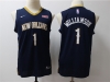 Youth New Orleans Pelicans #1 Zion Williamson Navy Blue Swingman Jersey
