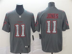 Atlanta Falcons #11 Julio Jones Gray Camo Limited Jersey