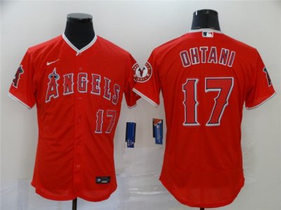 Los Angeles Angels #17 Shohei Ohtani Red 2020 Flex Base Jersey