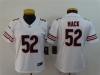 Women's Chicago Bears #52 Khalil Mack White Vapor Limited Jersey
