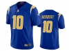 Youth Los Angeles Chargers #10 Justin Herbert Royal Alternate Vapor Limited Jersey