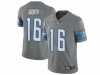 Detroit Lions #16 Jared Goff Silver Color Rush Limited Jersey