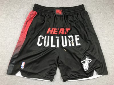 Miami Heat Heat Culture Black City Edition Basketball Shorts