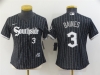 Women's Chicago White Sox #3 Harold Baines Black 2021 City Connect Cool Base Jersey