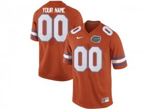 NCAA Florida Gators Custom #00 Orange College Football Jersey