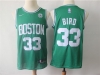 Boston Celtics #33 Larry Bird Green Swingman Jersey