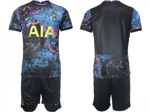 Club Tottenham Hotspur Custom #00 Away Black 2021/22 Soccer Jersey