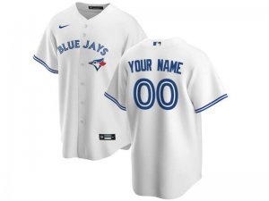 Toronto Blue Jays Custom #00 Home White Cool Base Jersey