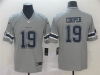 Dallas Cowboys #19 Amari Cooper Gray Inverted Limited Jersey