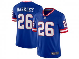 Youth New York Giants #26 Saquon Barkley Royal Classic Vapor Limited Jersey