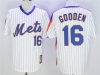 New York Mets #16 Dwight Gooden White Cooperstown Collection Cool Base Jersey