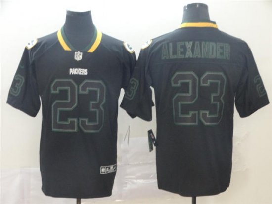 Green Bay Packers #23 Jaire Alexander Black Shadow Limited Jersey