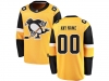 Pittsburgh Penguins Custom #00 Alternate Gold Jersey