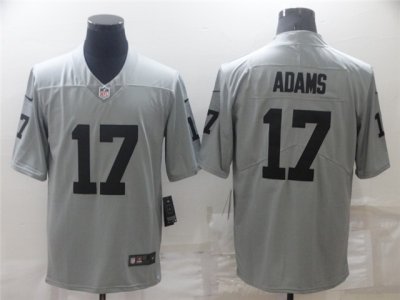 Las Vegas Raiders #17 Davante Adams Gray Inverted Limited Jersey