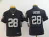 Youth Las Vegas Raiders #28 Josh Jacobs Black Vapor Limited Jersey