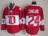 Detroit Red Wings #24 Chris Chelios CCM Vintage Red Jersey