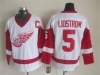 Detroit Red Wings #5 Nicklas Lidstrom 2002 CCM Vintage White Jersey