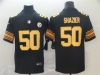 Pittsburgh Steelers #50 Ryan Shazier Black Color Rush Limited Jersey