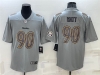 Pittsburgh Steelers #90 T.J. Watt Gray Atmosphere Fashion Limited Jersey