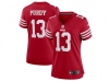 Womens San Francisco 49ers #13 Brock Purdy 2022 Red Vapor Limited Jersey