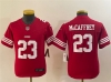 Youth San Francisco 49ers #23 Christian McCaffrey Red Vapor F.U.S.E. Limited Jersey