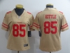 Women's San Francisco 49ers #85 George Kittle Gold Inverted Limited Jersey