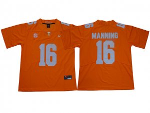NCAA Tennessee Volunteers #16 Peyton Manning Orange College Football Jersey